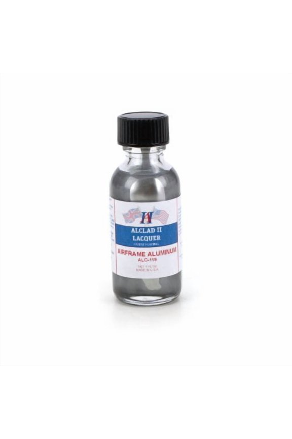 Lacquers 119 Airframe Aluminum 1oz
