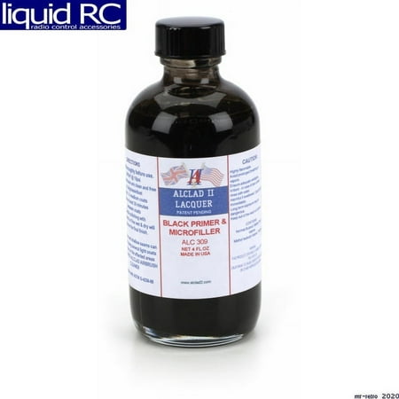 Alclad II Lacquers 309 Black Primer & Microfiller 4oz