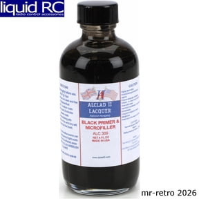 Alclad II Lacquers 309 Black Primer & Microfiller 4oz