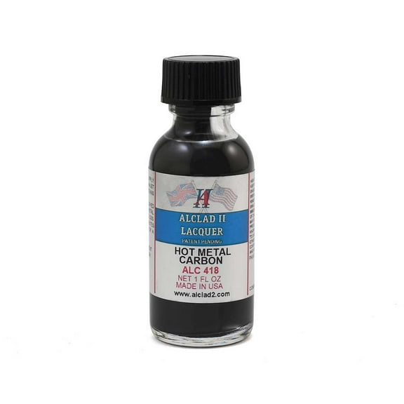 Alclad II Lacquers Alclad Hot Metal, Carbon 1 oz, ALC418