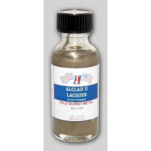 Alclad II Lacquers Pale Burnt Metal 1oz ALC104 Lacquer Primers & Paints