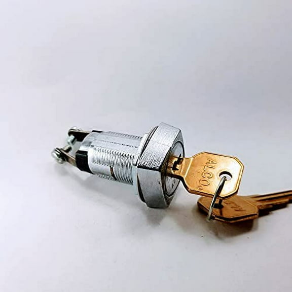 Alco Key Switch SPST- (Momentary-On) Key Can Be Removed in Off Position Only B-199