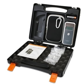AlcoMate Premium AL7000 Full Pack Breathalyzer  Professional Alcohol Tester with Pre-Calibrated Replaceable Intelligent Sensor (PRISM) No Calibration Needed, Perfect for Workplace & Personal Safety