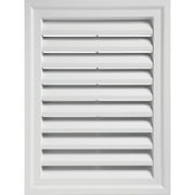 Alcoa Home Exteriors RECTGV1824 PW 18'' x 24'' Rectangular Gable Vent