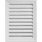 Alcoa Home Exteriors RECTGV2430 PW 24 x 30 Rectangular Gable Vent