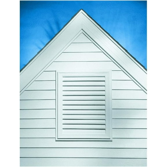 Alcoa Home Exteriors SQGV1414 PW 14'' x 14'' Square Gable Vent