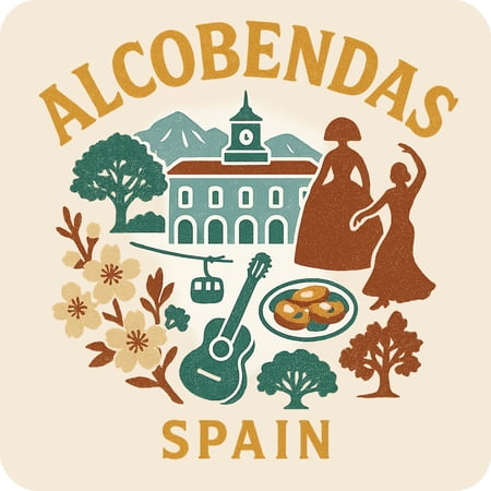 Alcobendas Spain Keepsakes Souvenir Vinyl Sticker – Destination Travel Keepsake Collectible (3-Inches Wide)