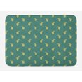 thumbnail image 1 of Alcohol Bath Mat, Vintage Pattern with Hops in Diagonal Order Organic Brewery Theme, Plush Bathroom Decor Mat with Non Slip Backing, 29.5" X 17.5", Khaki and Teal, by Ambesonne, 1 of 2
