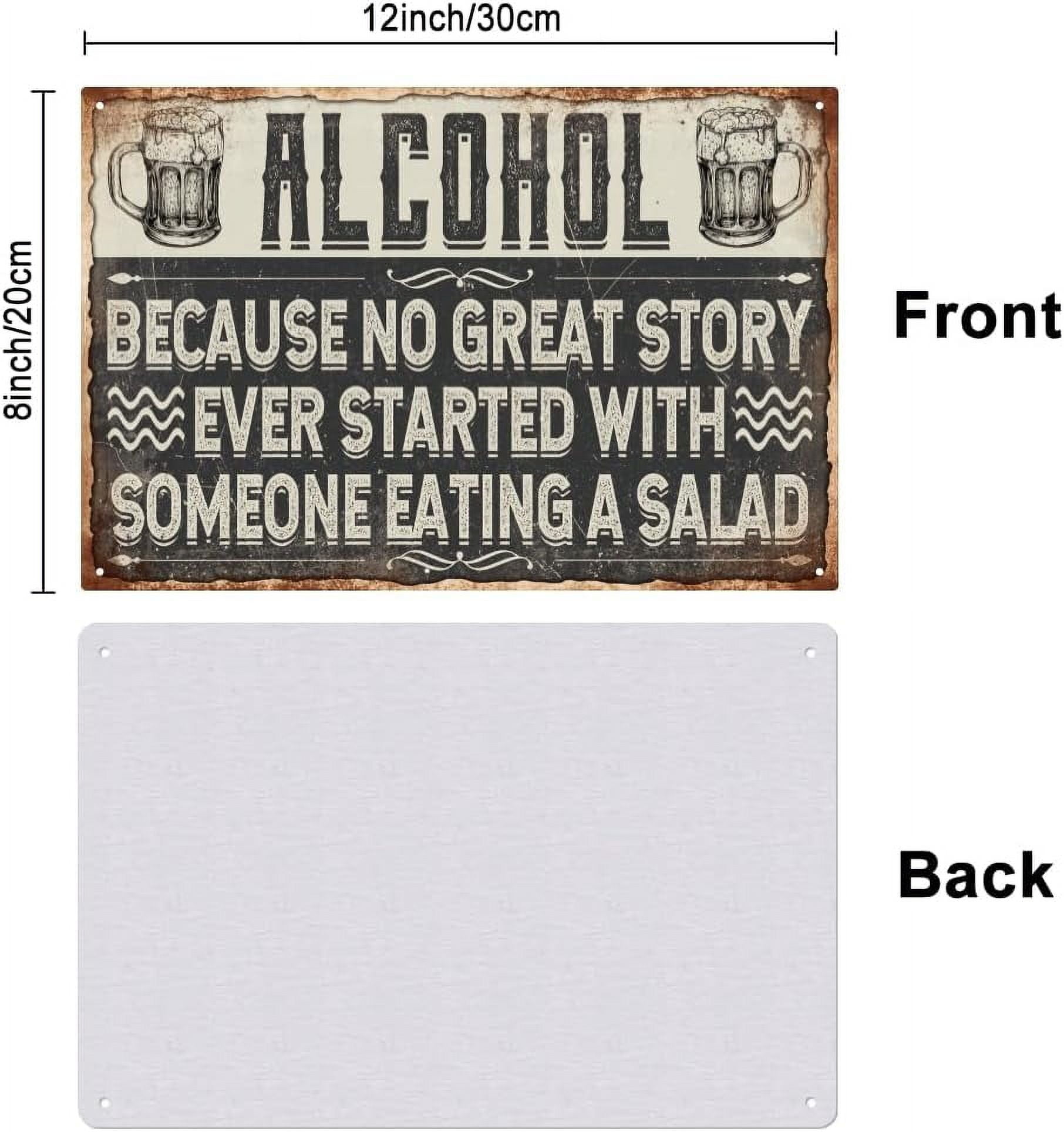 "Beer Limit" Tin Sign - Vintage Style 30x40cm Metal Sign For Bar, Man Cave, Or Garage Decor
