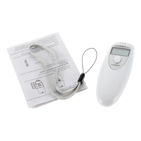 Ready-To-Use Portable Single-Screen Alcohol Testing Device, Alcohol Concentration Detector Breath Tester, Breathalyzer Alcohol Tester for Home Party & Travel Use