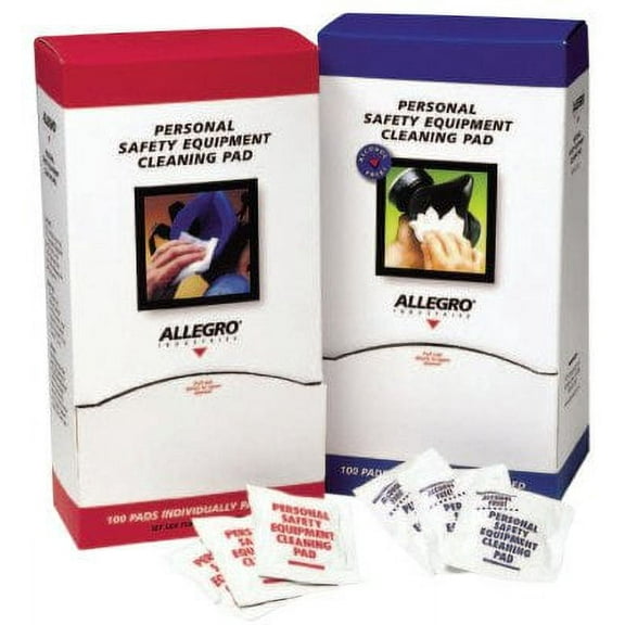 Allegro Industries 3001-10 Big Ones Cleaning Wipes, Alcohol Free, 8" x 11" (Pack of 100)