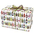 thumbnail image 1 of Alcohol Bottle Theme Gift Wrap Paper, 3 Sheets, 30x20in, for Bachelor Party Retirement 21st Birthday, 1 of 6