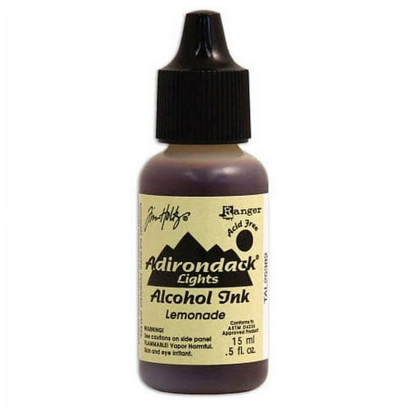 Alcohol Ink Light Lemonade .5Oz Bottle Dye