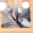 thumbnail image 1 of Alcohol Ink Pattern Placemat Cotton Linen Fabric Table Mats Family Dinner Tableware Kitchen Table Mat, 1 of 7