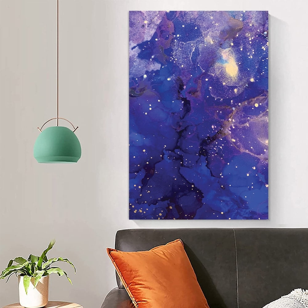 Alcohol Inks Design by Artist Sarah Wahl - 14"x14" Canvas Artwork 20 x 30