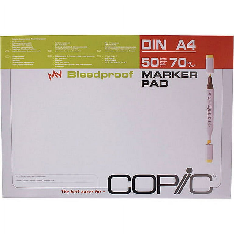 Copic Marker Good Paper For Markers Alcohol Marker Pad A4, 50 Sheets