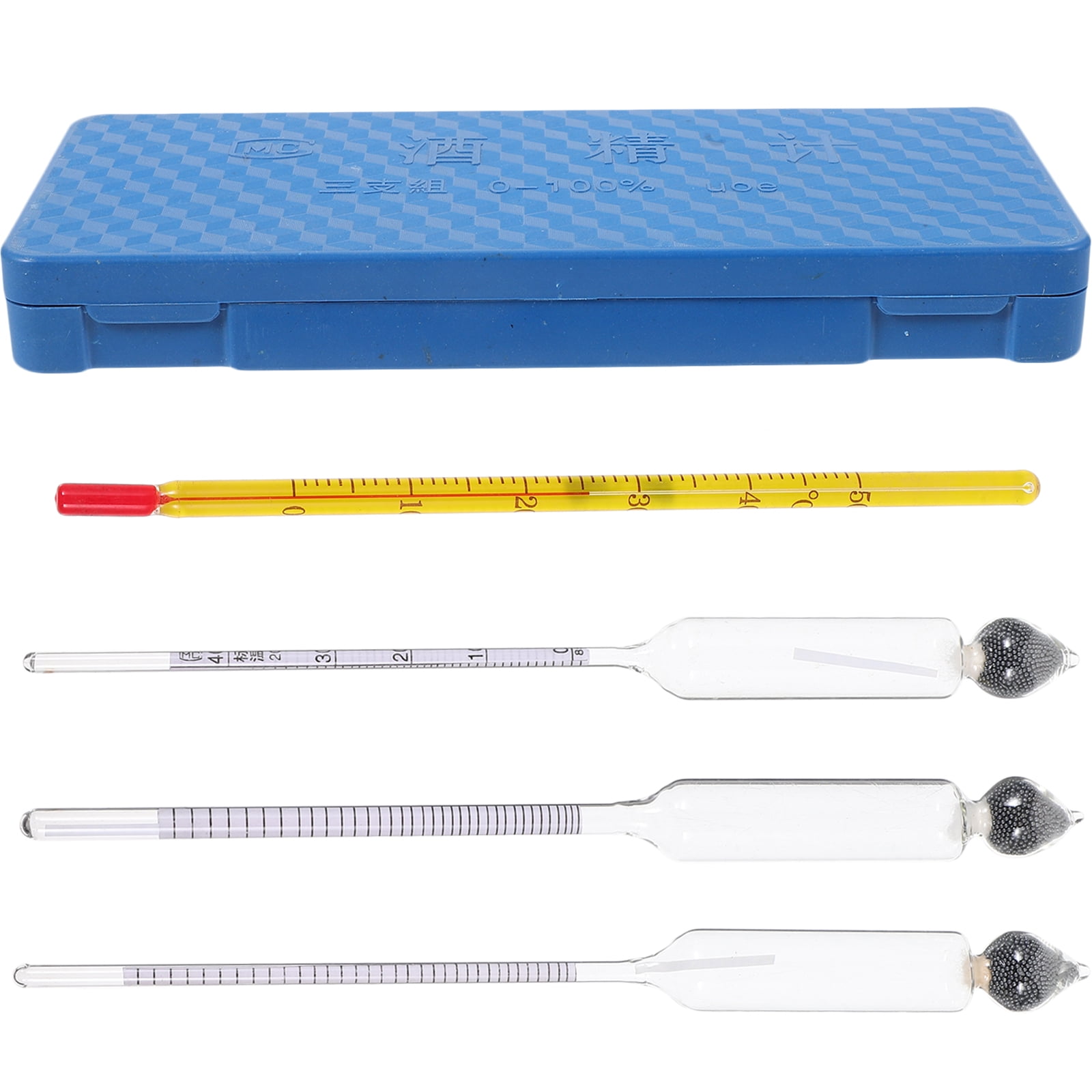 Alcohol Meter Hydrometer Test Jar Alcohol Tester Alcohol Proof Testers