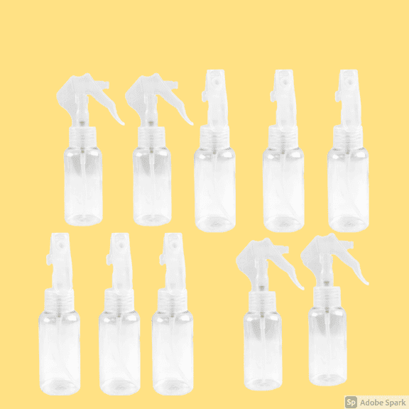Alcohol Spray bottle 10 pack (80 ml each perfect for alcohol sprays / water spray)