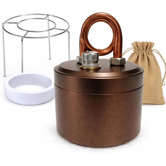 Alcohol Stove Camping, 2026 Upgrade High-Power Portable Mini Outdoor Spirit Burner & Alcohol Stove with Windproof Pot Stand for Hiking Backpacking Camping Picnic Tea Coffee Cooking (Coffee)
