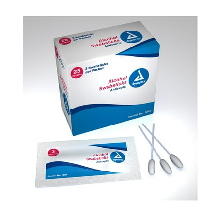 Alcohol Swabsticks - 3's - Box