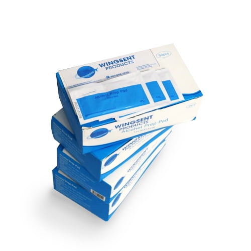 Alcohol Wipes, Large 12cm x 15cm, NonWoven, 50 Wipes per pack 4ct case