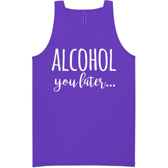 Alcohol You Later Neon Tank Top