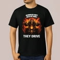 thumbnail image 1 of Alcoholics Don’t Run In My Family Graphic T-Shirt, Funny Quote, Cotton, Short Sleeve, 1 of 5