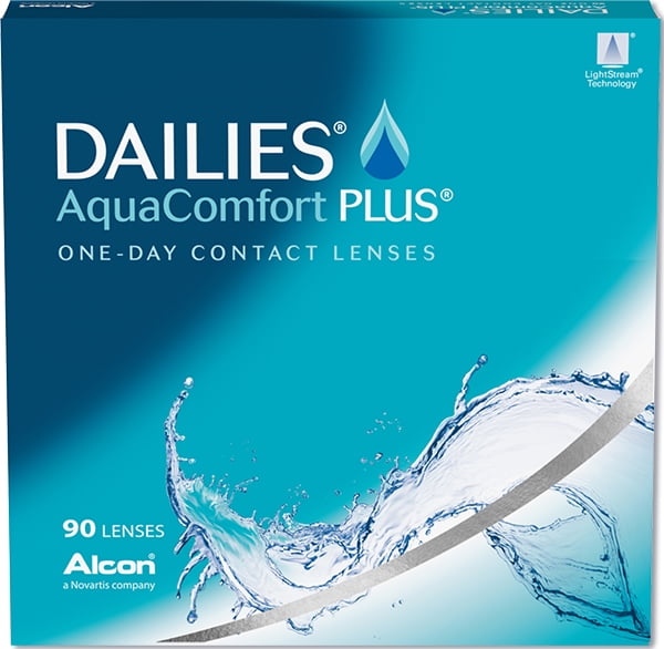 Alcon +2.50 DAILIES AQUACOMFORT PLUS - 90 PK