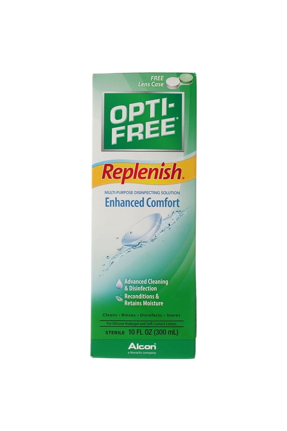 Alcon Opti-Free Replenish Disinfecting Solution, 10 fl oz (3 Pack)