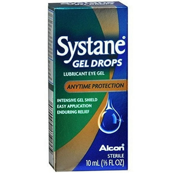 Alcon Systane Gel Drops Lubricant Eye Gel, 0.33 fl oz (2 Pack) (Bundle)