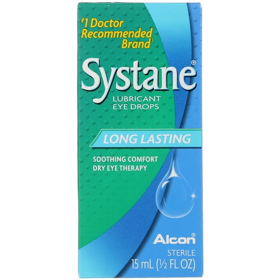 Systane Original Long-Lasting Dry Eye Relief, Refreshes & Lubricates, Soothing Comfort, 0.5 FL OZ (15ml)