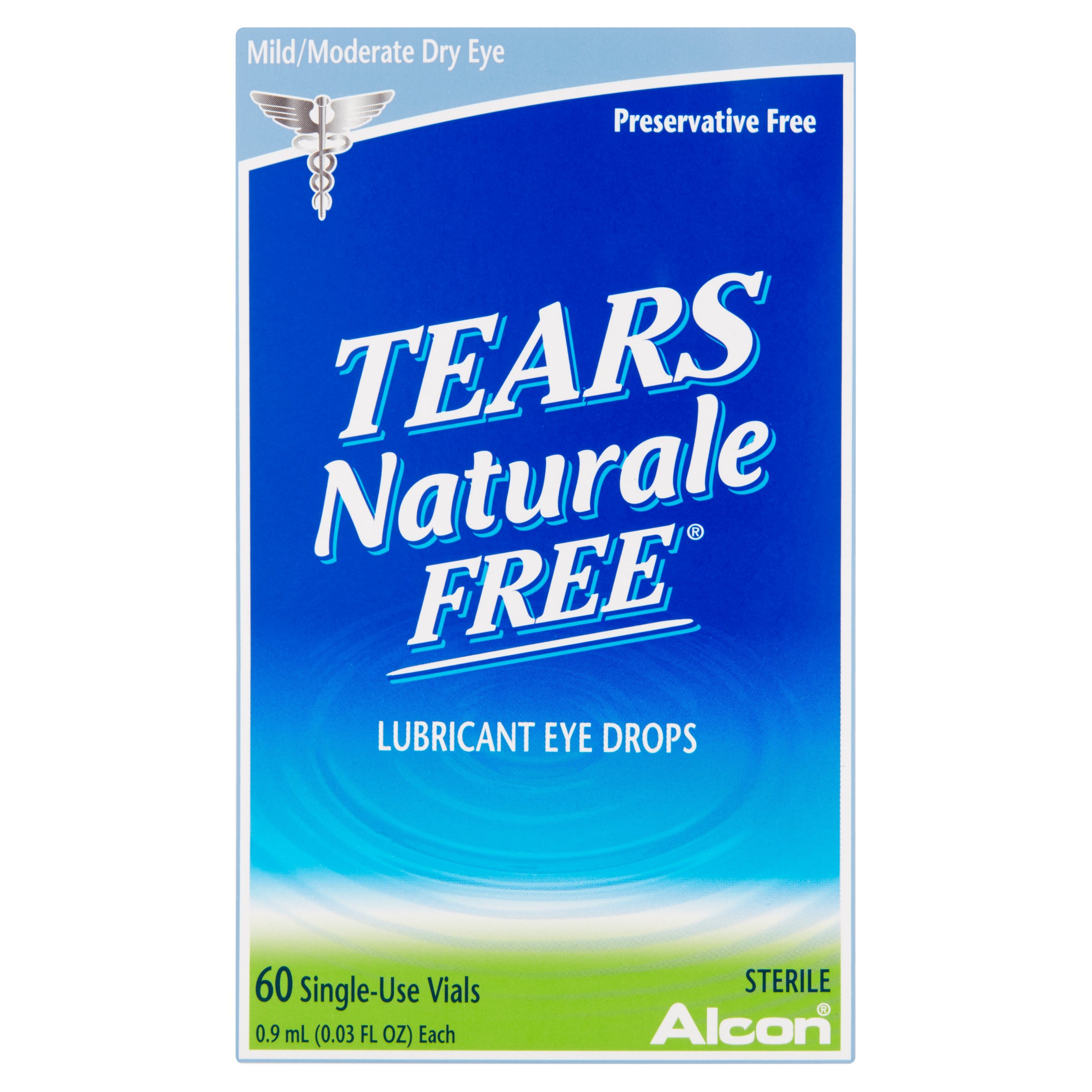 Alcon Tears Naturale II Preservative Free Vials Dry Eye Lubricant Artificial Tears - 60 ct - image 1 of 5