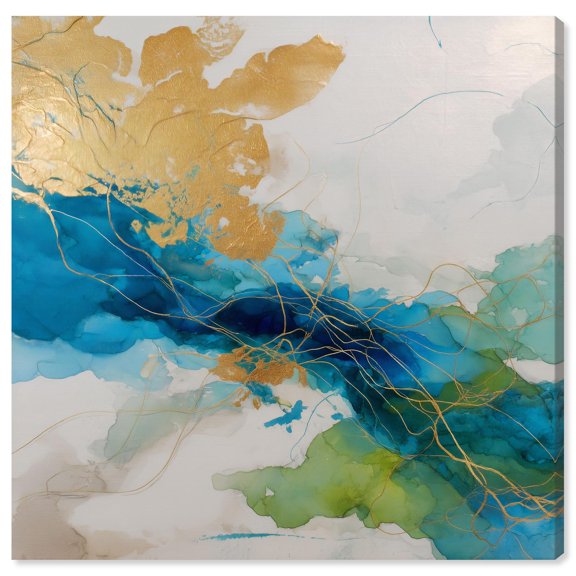 Alconia II Canvas Abstract Wall Art by Art Remedy, Gallery Wrapped, 12 x 12