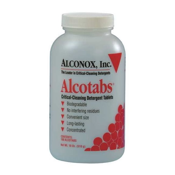 Alconox Detergent,100 Tablets 1500-1