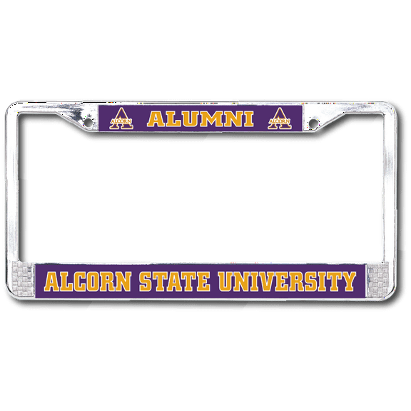 Alcorn State University Alumni Chrome License Plate Frame