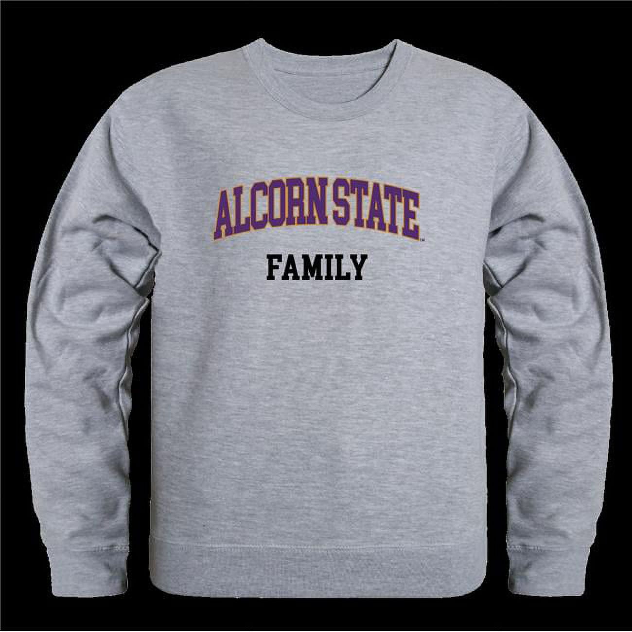 Alcorn State University Braves Family Crewneck Sweatshirt Heather Grey Extra Large Walmart