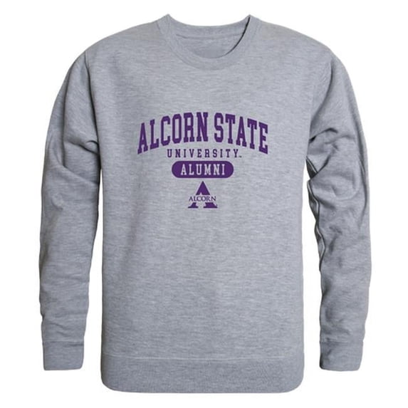 Alcorn State University Mens Alumni Fleece T-Shirt, Heather Gray - 2XL