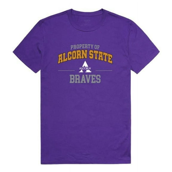 Alcorn State University Property T-Shirt, Purple 3 - Large