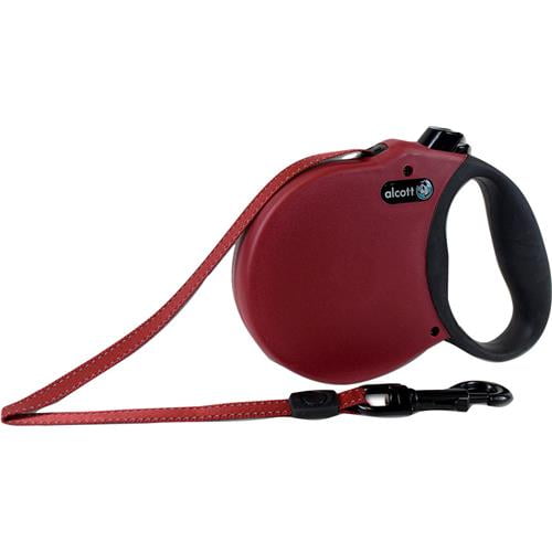 PAWS/ALCOTT ALCOTT RETRACTABLE LEASH UP TO 110 POUNDS LARGE/16 FT RED