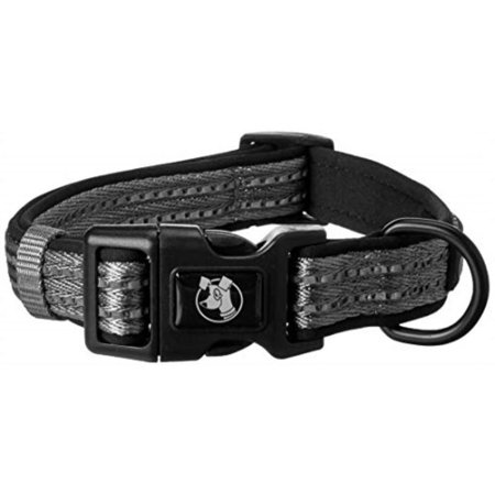 Alcott Essentials Adventure Collar, Grey, Medium Multi-Colored