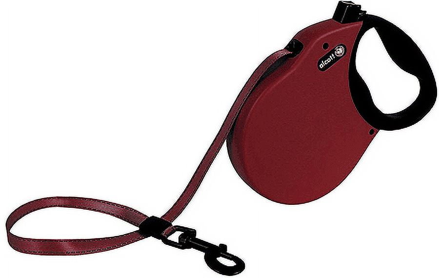 Alcott Expedition Retractable Belt Leash Red Small/Medium-24Ft