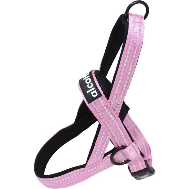 Alcott NOR HNS LG PK Rope Norwegian Harness - Bright Pink - Large - Case of 12