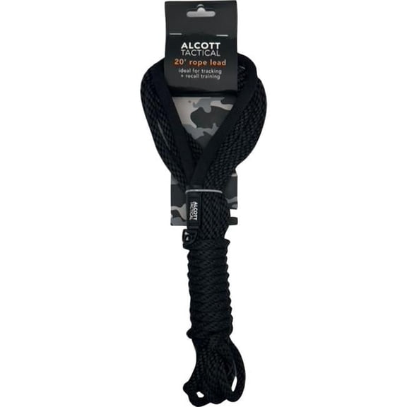 Alcott RL TCT 30FT BK 30 ft. Tactical Rope Leash, Black