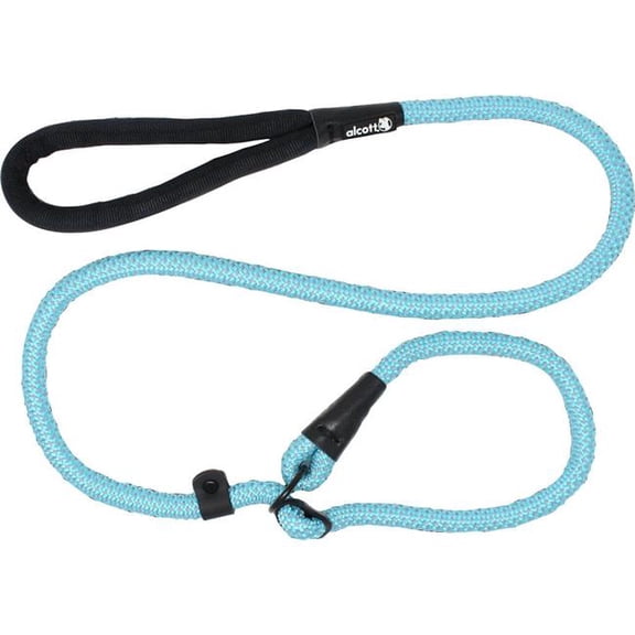 Alcott SL OS BL 5 ft. x 3-4 in. Slip Rope Leash, Blue