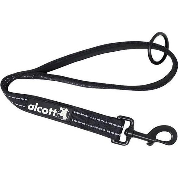 Alcott TLSH SHRT BK Short Traffic Leash - Black - Case of 48