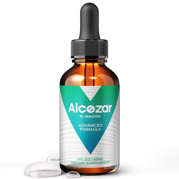 Alcozar Liver Support Drops, Official Probiotics Healthy Liquid Formula for Gut Health, Alcozar Supplement for Digestive Wellness, Premium Review (30 Servings)
