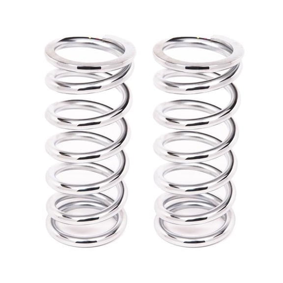 Aldan American 8-400CH2 Coil-Over-Spring, 400 lbs. per in. Rate, 8 in. Length - Chrome, Pair