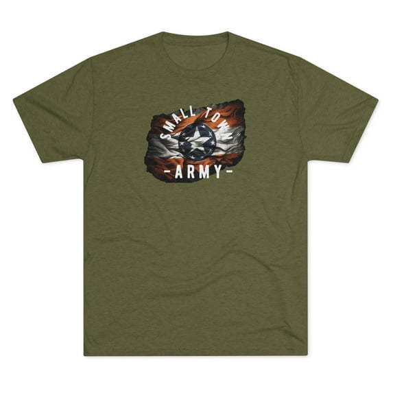 Aldean Small Town Army = Unisex Tri-Blend Crew Tee