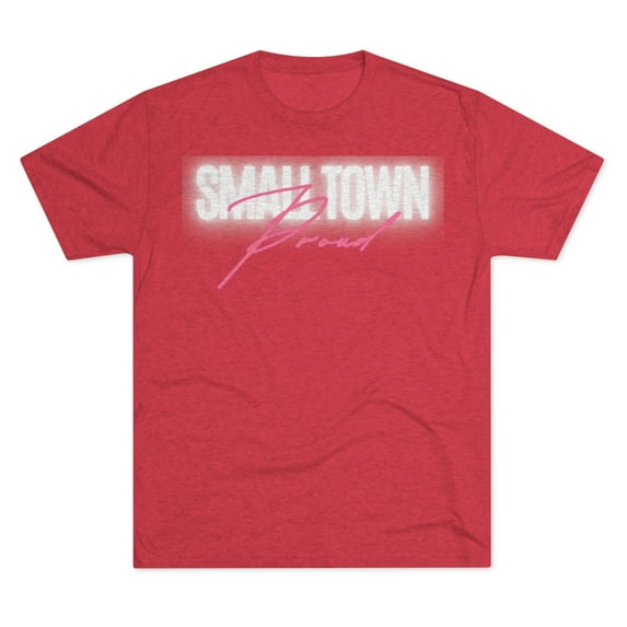 Aldean - Small Town Proud - Unisex Tri-Blend Crew Tee