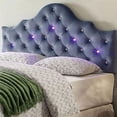 thumbnail image 1 of Aldebaran Contemporary Twin Size Headboard, Blue, 1 of 1